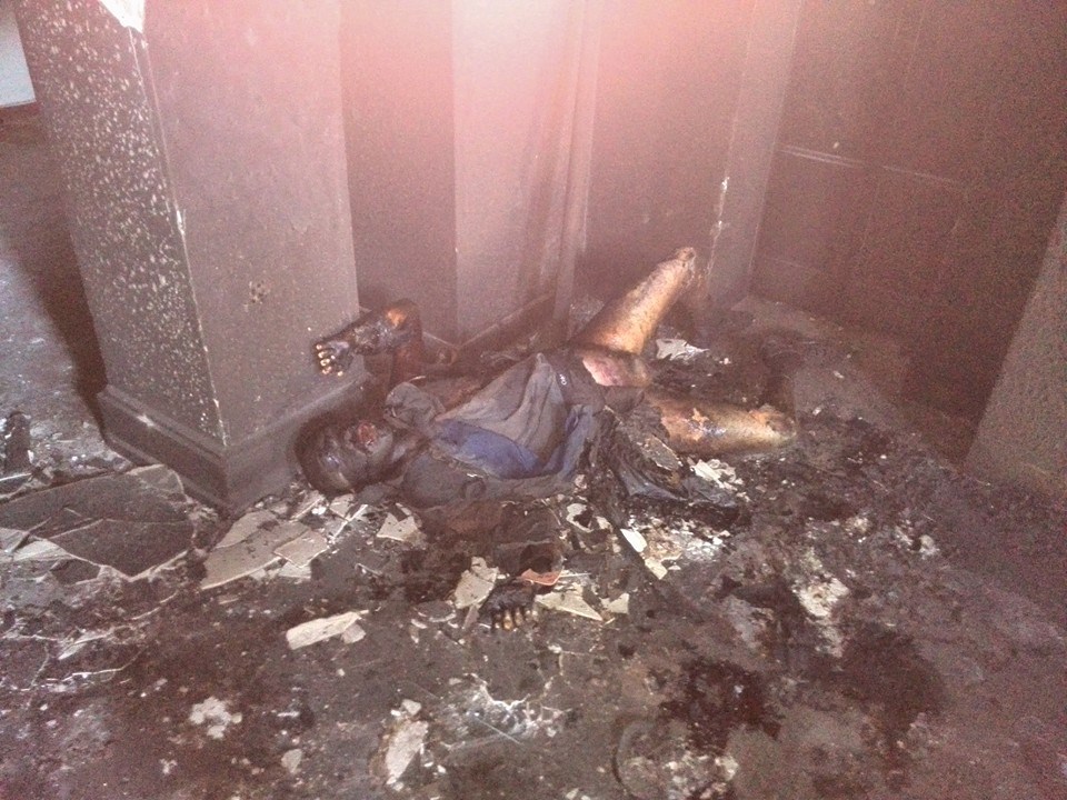 Odessa, burned body