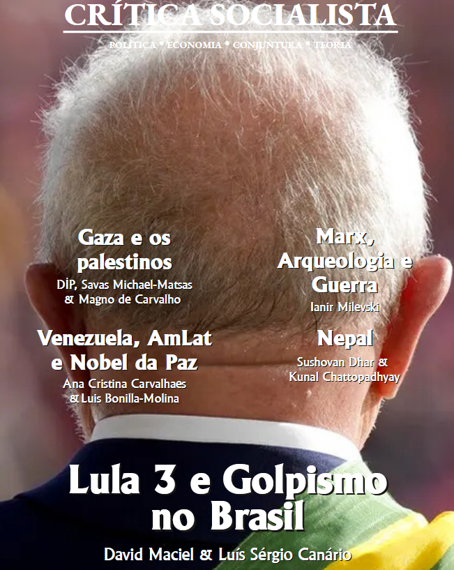 Saiu a nova edição da Crítica Socialista! Set./Out. de 2025 – Nº 5.