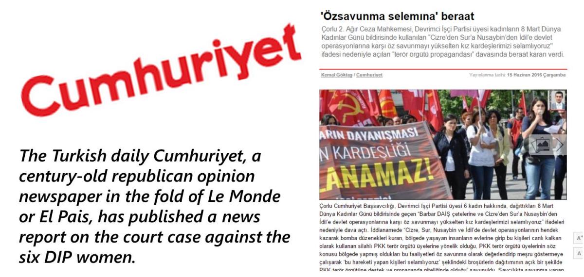 Decision of acquittal for “salutations sent to self-defence”