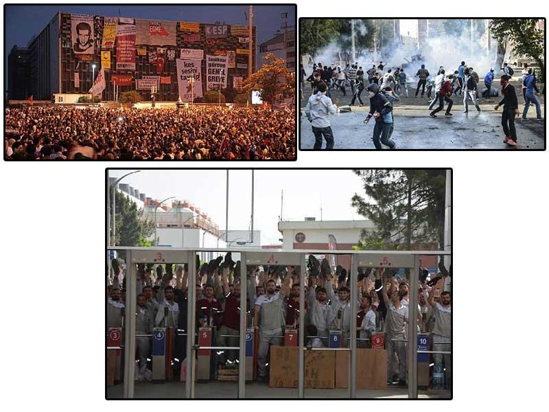 Gezi isyanı, 6-12 Ekim serhildan, büyük metal grevi