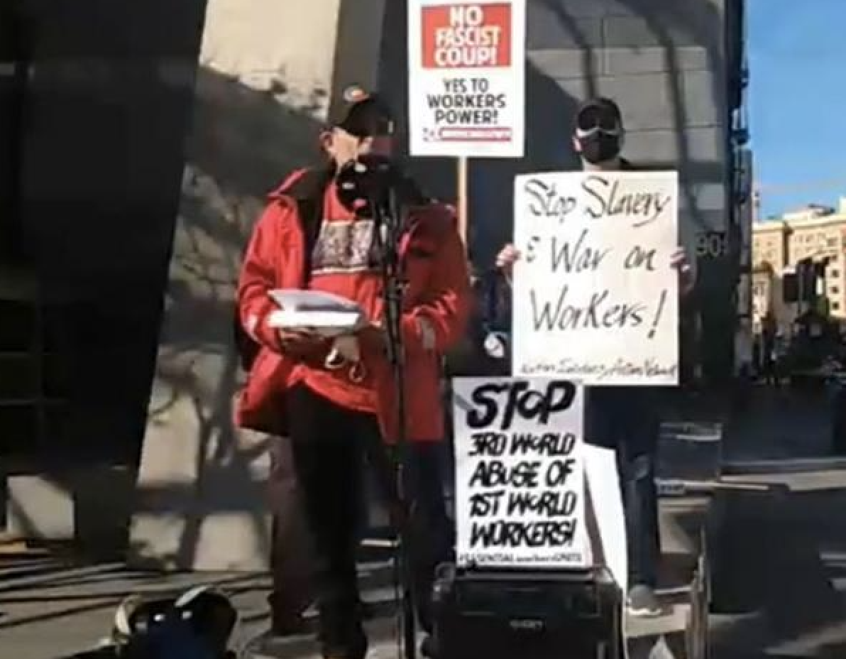 Anti-fascist rally in San Francisco